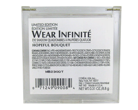 L'Oreal Limited Edition Wear Infinite Eye Shadow Quad- Hopeful Bouquet