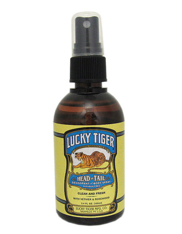 Lucky Tiger Deodorant And Body Spray